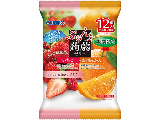 ぷるんと蒟蒻ゼリーパウチ 日向夏＋ゴールデンパイン | お菓子