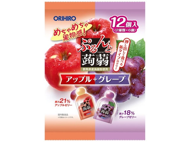 オリヒロ ぷるんと蒟蒻ゼリーパウチ温州みかん味6個 | お菓子・駄菓子