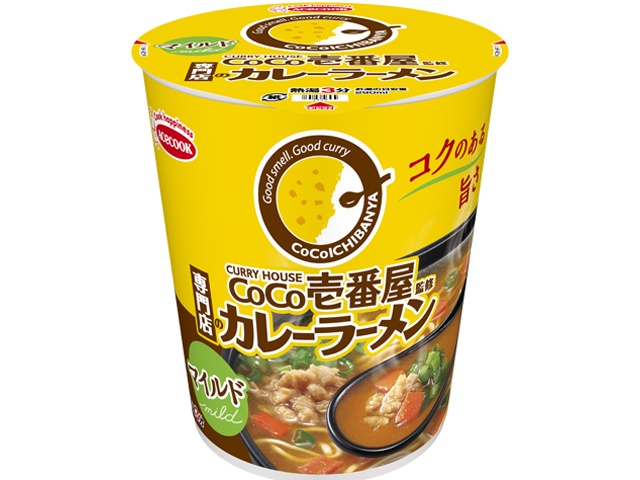 カレーラーメン！！！ エース タテ型ココ壱番屋監修カレーラーメンスパイシ | お菓子