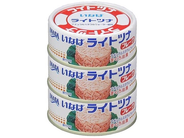 いなば ライトツナフレーク3缶 | お菓子・駄菓子・食品の激安