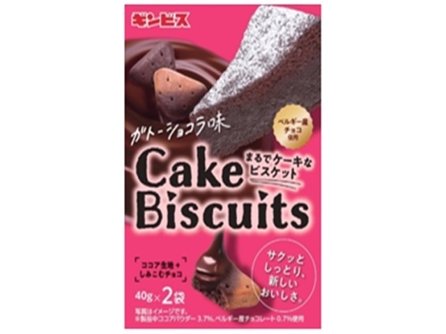 大阪京菓 ZRxギンビス　８０Ｇ まるでケーキなビスケットティラミス味×40個【xa5】【送料無料（沖縄は別途送料）】