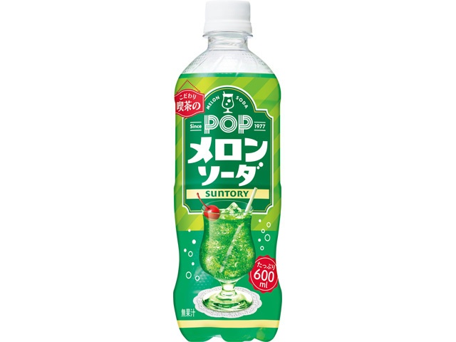 サントリー POPメロンソーダ自販機用P490ml | お菓子・駄菓子