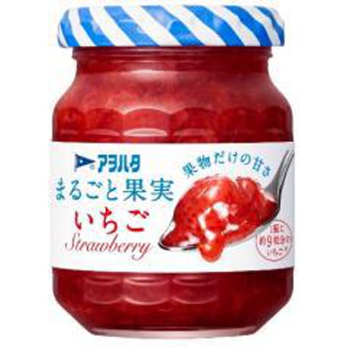 アヲハタ まるごと果実いちご １２５ｇ □お取り寄せ品 【購入入数２４個】（入荷までお時間がかかります）