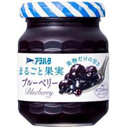 アヲハタ まるごと果実ブルーベリー １２５ｇ □お取り寄せ品 【購入入数２４個】（入荷までお時間がかかります）