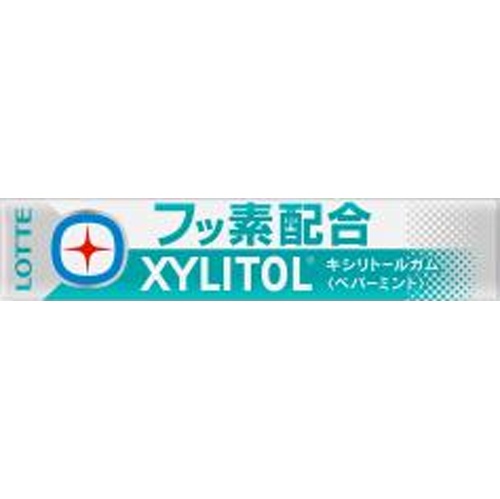 ロッテ キシリガム＋フッ素ペパーミント １４粒  【購入入数２０個】