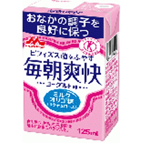 森乳 毎朝爽快 紙１２５ｍｌ □お取り寄せ品 【購入入数２４個】