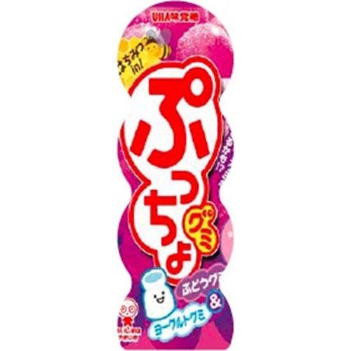 味覚糖 ぷっちょグミ ぶどう容器４０ｇ △ 【購入入数１０個】