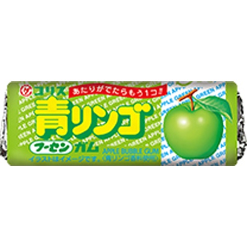 コリス 青リンゴフーセンガム □お取り寄せ品 【購入入数５１６個】