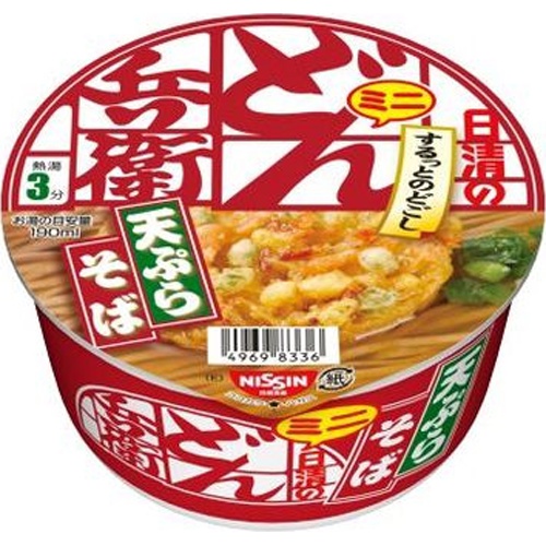 日清 どん兵衛 天ぷらそばミニ  【購入入数１２個】