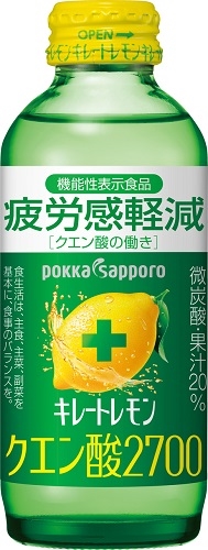 ポッカサッポロフード キレートレモンクエン酸１５５ｍｌ △ 【購入入数６個】