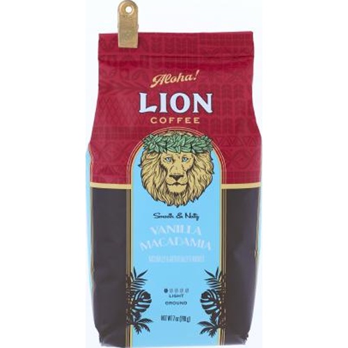 ライオンコーヒー バニラマカダミア粉１９８ｇ 【今月の特売 嗜好飲料】 □お取り寄せ品 【購入入数１５個】