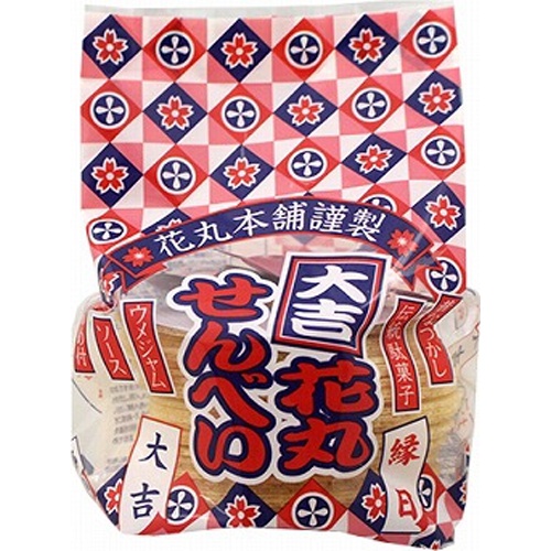 花丸 大吉花丸せんべい ２８ｇ 28g 12入り 食品 菓子問屋 タジマヤ 卸ネット 菓子 駄菓子 食品 飲料 雑貨の仕入れ問屋 タジマヤ 卸ネット