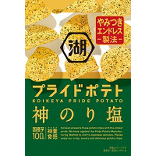 湖池屋 プライドポテト神のり塩５５ｇ △ 【購入入数１２個】