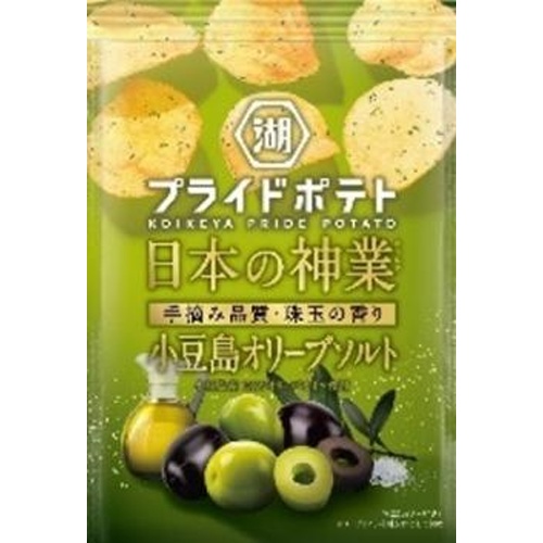 湖池屋 プライドポテト 小豆島オリーブソルト５２ｇ 【新商品 5/19 発売】 【今月の特売 菓子】 □お取り寄せ品 【購入入数１２個】