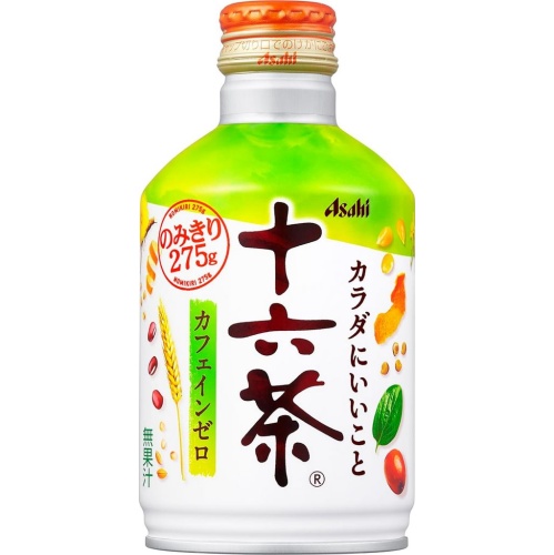 アサヒ 十六茶 Ｂ缶２７５ｇ 【今月の特売 飲料水】 △ 【購入入数２４個】