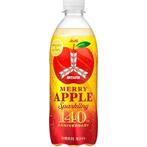 三ツ矢 ＭＥＲＲＹＡＰＰＬＥスパーク Ｐ５００ｍｌ □お取り寄せ品 【購入入数２４個】