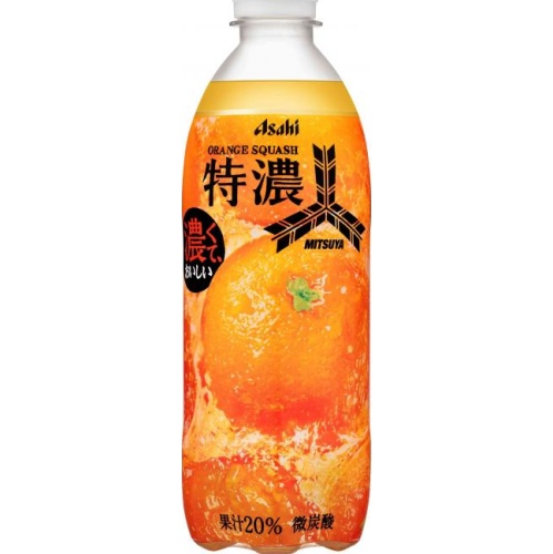 三ツ矢 特濃オレンジスカッシュＰ５００ｍｌ 【今月の特売 飲料水】 □お取り寄せ品 【購入入数２４個】