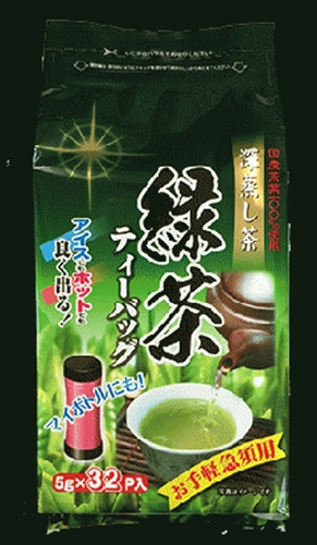 大井川 お手軽急須用深蒸し緑茶ティーバッグ ３２Ｐ □お取り寄せ品 【購入入数１２個】