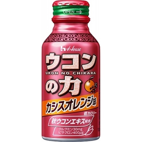 ハウスウェルネスフーズ ウコンの力 カシスオレンジ味１００ｍｌ □お取り寄せ品 【購入入数６０個】
