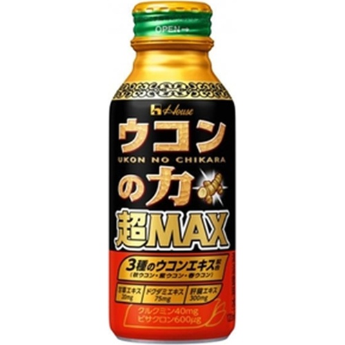 ハウスウェルネスフーズ ウコンの力 超ＭＡＸ１２０ｍｌ △ 【購入入数６個】