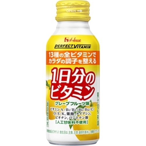 ハウスウェルネスフーズ ＰＶ１日分のビタミンＧＦ味１２０ｍｌ △ 【購入入数６個】