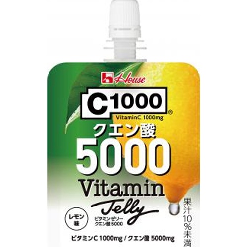ハウスウェルネスフーズ Ｃ１０００ゼリークエン酸５０００ 【新商品 3/10 発売】 【今月の特売 飲料水】 △ 【購入入数６個】