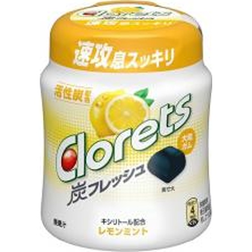 クロレッツ 炭レモンミントボトル１１２ｇ □お取り寄せ品 【購入入数３６個】