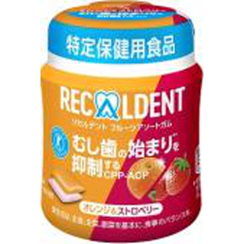 リカルデント オレンジ＆ストロベリー １３５．２ｇ □お取り寄せ品 【購入入数３６個】
