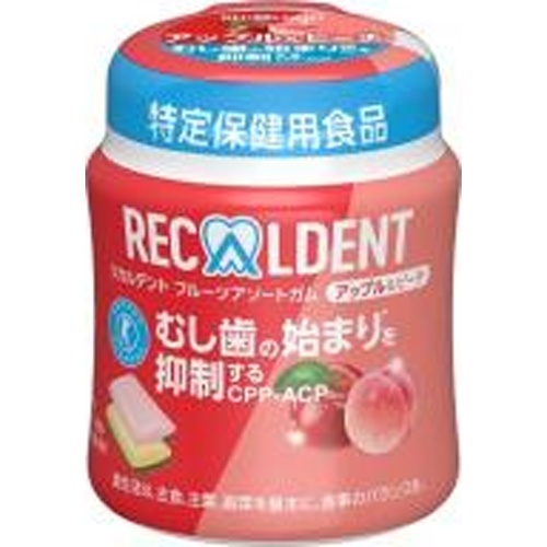リカルデント アップル＆ピーチボトル １３５．２ｇ 【新商品 3/24 発売】 【今月の特売 菓子】 □お取り寄せ品 【購入入数３６個】