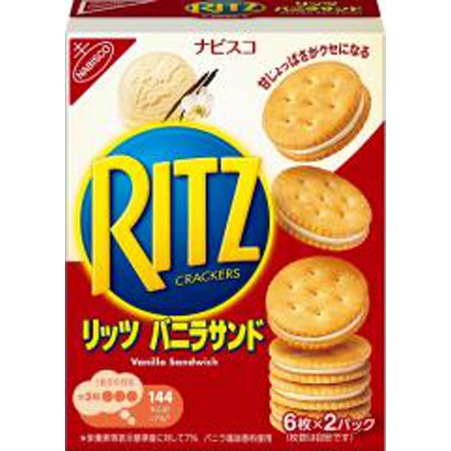 リッツ バニラサンド １０６ｇ 【今月の特売 菓子】 □お取り寄せ品 【購入入数６０個】