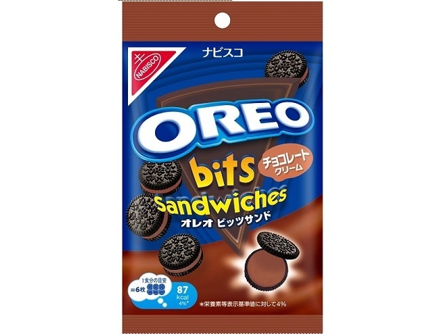 オレオ ビッツサンドチョコレート６５ｇ △ 【購入入数１０個】