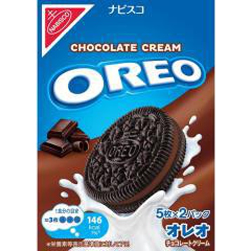 オレオ チョコレートクリーム５枚×２パック □お取り寄せ品 【購入入数１２個】