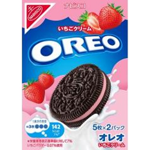 オレオ いちごクリーム １０枚  【購入入数４８個】