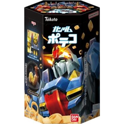 東ハト ガンダムポテコ ブラックペッパー味２３ｇ 【新商品 8/25 発売】 □お取り寄せ品 【購入入数４８個】