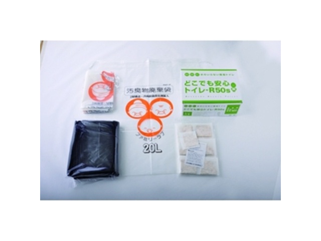 オシャレ 災害・非常用トイレ（大５０回分）備蓄用 【今月の特売 雑貨】 △ 【購入入数１個】
