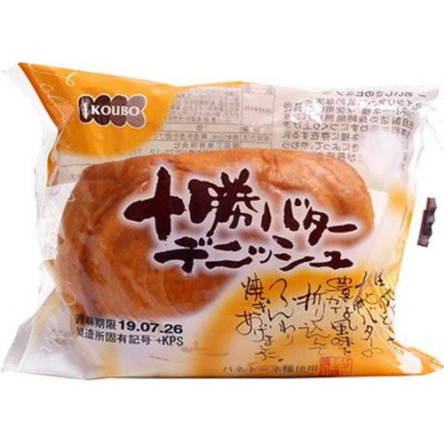 酵母工業 十勝バターデニッシュパン １個 □お取り寄せ品 【購入入数１２個】