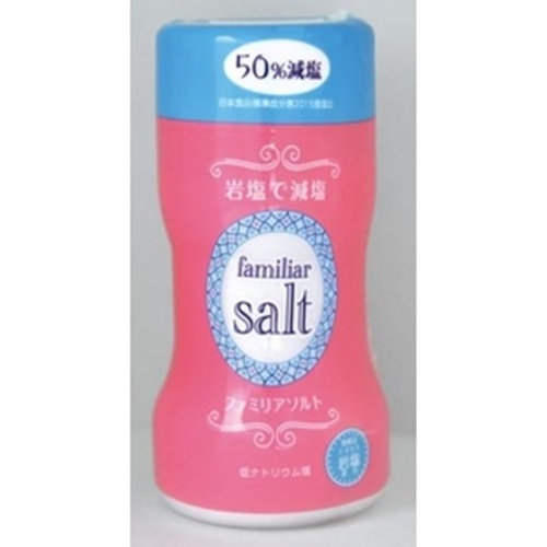 東京ソルト 岩塩で減塩 ファミリアソルト１２０ｇ □お取り寄せ品 【購入入数４８個】