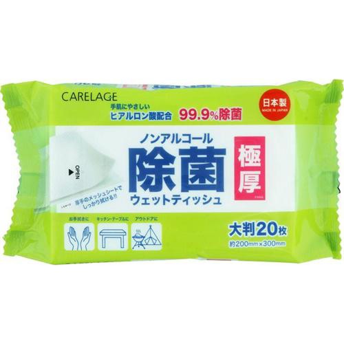 ケアレージ 極厚ノンアルウェット２０Ｐ □お取り寄せ品 【購入入数４０個】