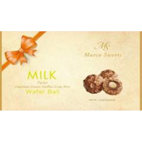 クリスピーウエハースボール ミルク１２５ｇ □お取り寄せ品 【購入入数３６個】