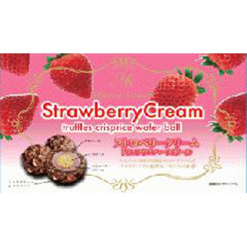 クリスピーウエハースボール ストロベリー１２５ｇ □お取り寄せ品 【購入入数３６個】