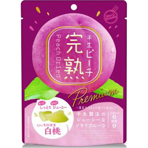 完熟フルーツ 半生ピーチ６０ｇ △ 【購入入数２４個】