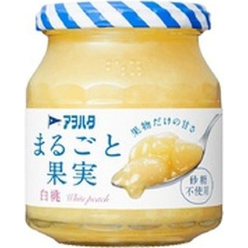アヲハタ まるごと果実 白桃２５０ｇ □お取り寄せ品 【購入入数１２個】（入荷までお時間がかかります）