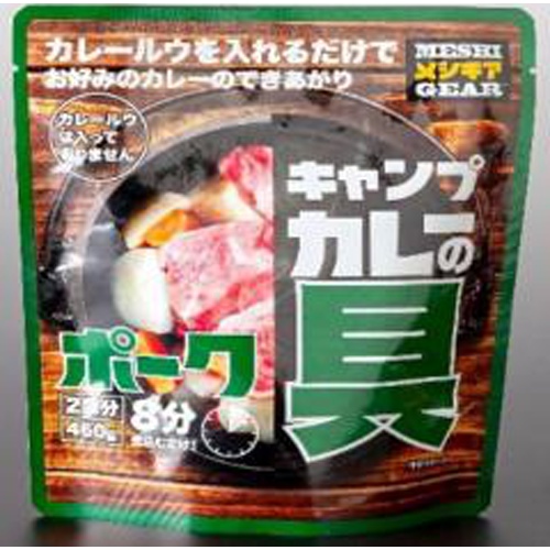 石田 キャンプカレーの具ポーク２皿分 ４６０ｇ □お取り寄せ品 【購入入数１２個】