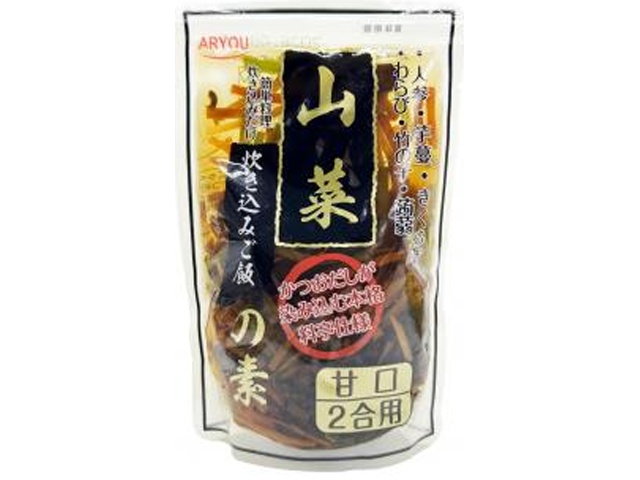 アリョウ 山菜釜飯の素 ２合用３５０ｇ  【購入入数２４個】