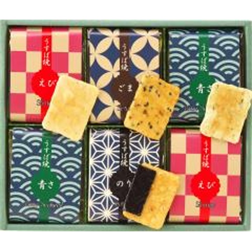 ★山根製菓 うすば焼せんべい詰合せ ５８枚 △ 【購入入数１個】（包装紙は付いておりません）