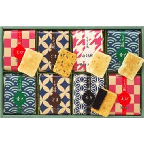 ★山根製菓 うすば焼せんべい詰合せ ７７枚 □お取り寄せ品 【購入入数５個】（包装紙は付いておりません）