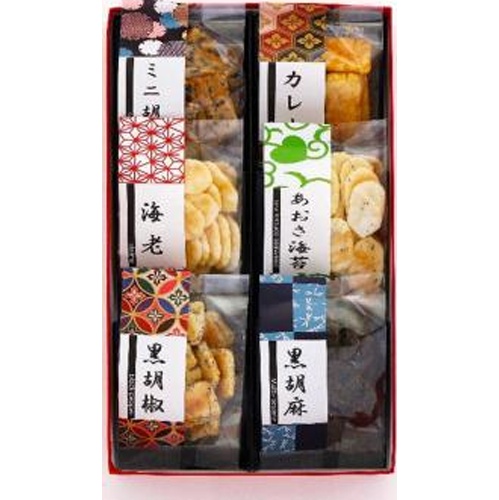 ★山根製菓 お煎餅６種詰合せあられ煎 △ 【購入入数１個】（包装紙は付いておりません）