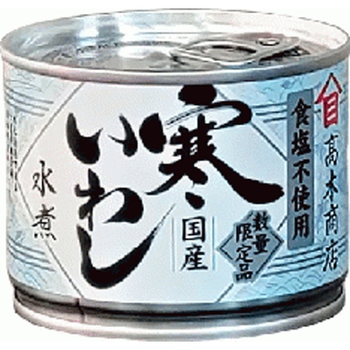 高木 寒いわし水煮 食塩不使用１９０ｇ □お取り寄せ品 【購入入数２４個】