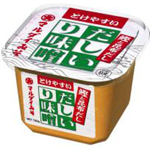 マルダイ だし入り味噌 ７５０ｇ 【今月の特売 調味料】 □お取り寄せ品 【購入入数６個】