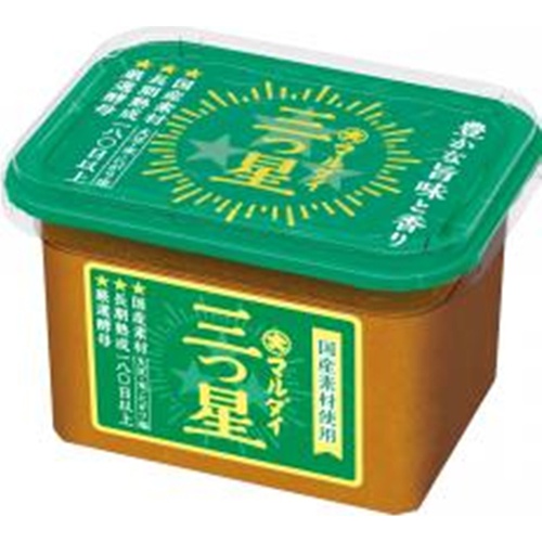 マルダイ 三つ星みそ ４００ｇ □お取り寄せ品 【購入入数８個】